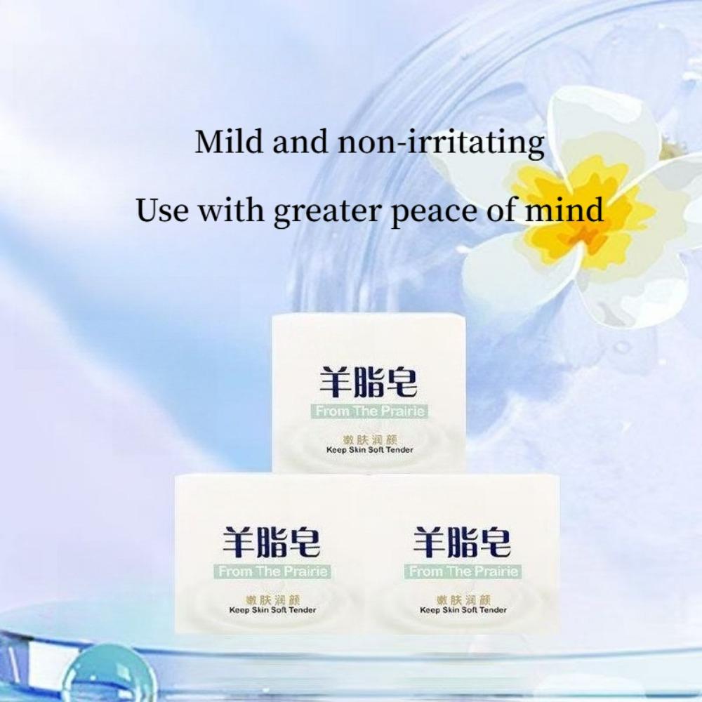 1 pezzo di sapone al sego può essere usato per tutta la famiglia. Lava il viso, lavati le mani, fai il bagno e rigenera la tua pelle. La schiuma per la pulizia profonda è delicata.