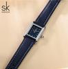 Women's Square Quartz Watch with Genuine Leather Strap – Simple, Fashionable & High-End Feel
