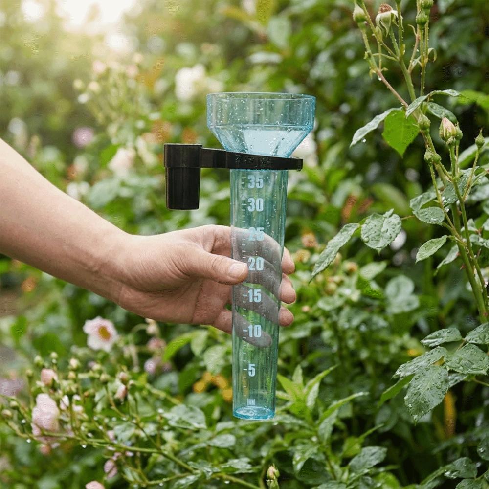 Portable Gardening Rainwater Meter Transparent with Scale Rain Measurement Tool Manual Measurement Accurate Rain Gauge Cup