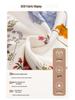 Women's Summer Cotton-Feel Pajama Set: Sexy Camisole and Shorts with Built-in Bra
