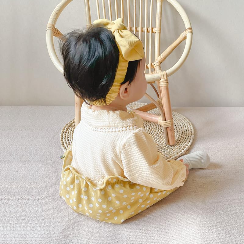 Baby koi Baby Long Sleeve Layered Newborn Faux Layered Baby Polka Dot Size 24M Clothes, Romper, Spring/Autumn Style, Coverall, Girl, Pre-birth Gift,