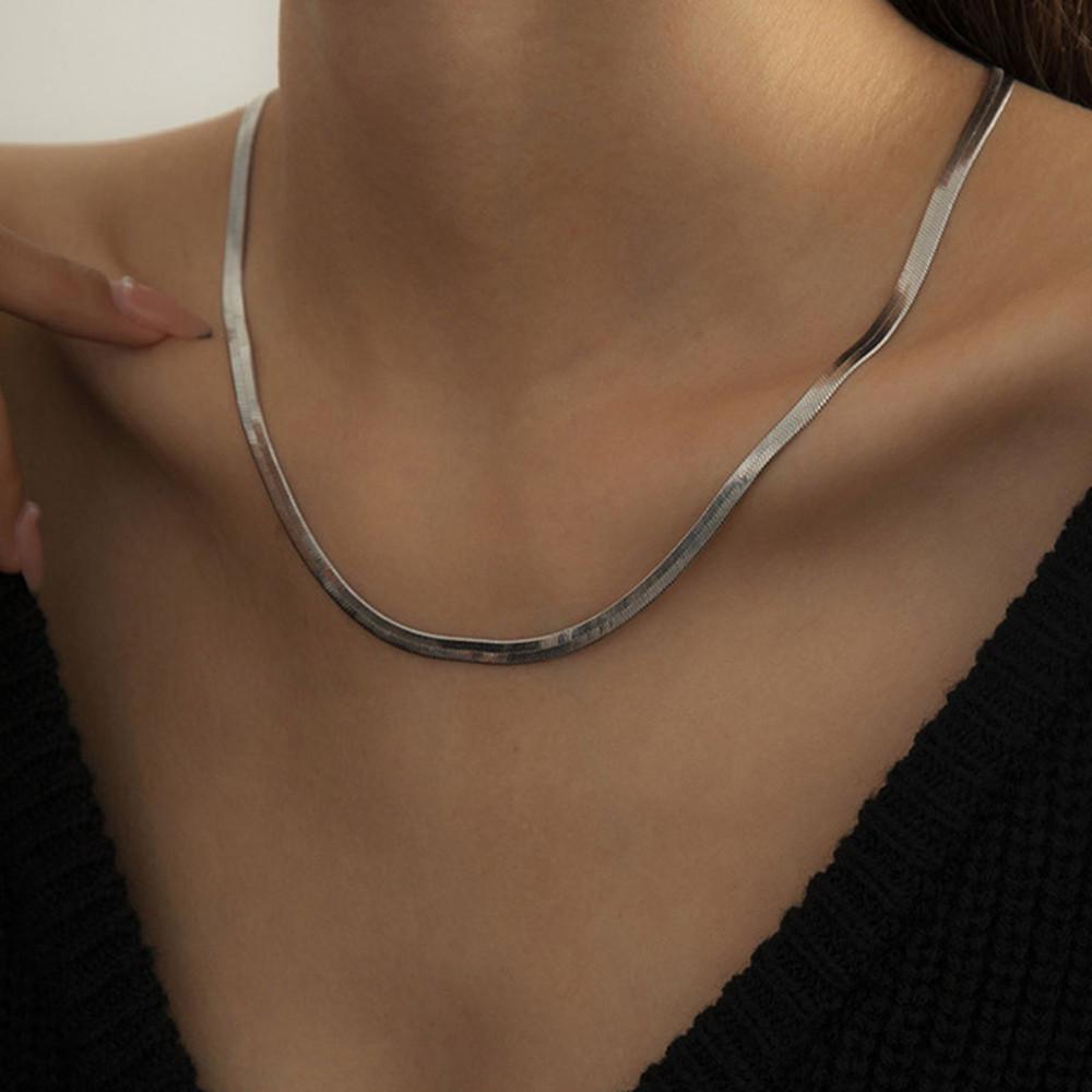 Colier elegant cu lanț șarpe multistrat - Straturi la modă europene și americane