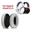 Durable Ear Pads for HyperX Cloud 2 II X Headphone Sleeves Earmuff Easily Replaced Ear Pads Noise Cancelling Sleeves