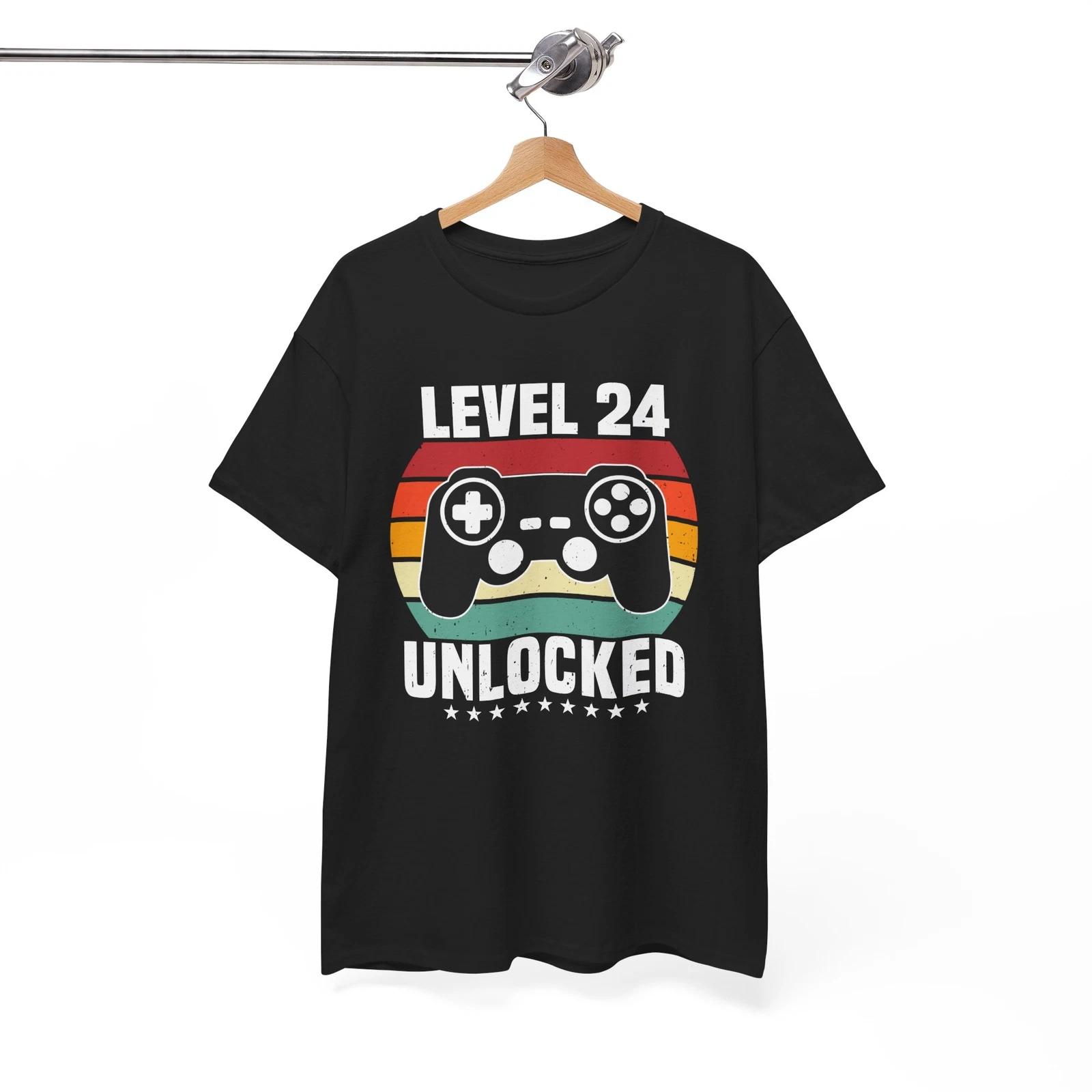 Футболка Level Up для геймеров | Футболка «Игровой режим» | Забавная ретро-футболка для игроков L