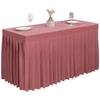 Rectangular Business Exhibition Table Skirt