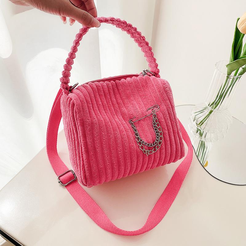 

Women Corduroy Vintage Shoulder Bag For Women Small Cotton Canvas Handbag Casual Tote Female Crossbody Bag Zipper Messenger Bags