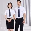 Teloman 100% Cotton Unisex Wrinkle-Free Short Sleeve Business Shirt