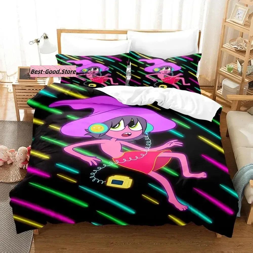The Midnight Gospel Parallel Bars Bedding Set Single Twin Full Queen King Size Bed Set Aldult Kid Bedroom Duvetcover Sets 3D