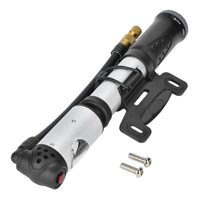 Portable Bike Pumps High Pressure Road Bicycle Pump with Air Guage Tyre Inflator Accessory