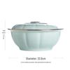 Jiucaijiang Celadon Ceramic Deep Plate