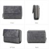 CONTACT'S Genuine Leather Women Wallets Short Bifold Wallet With Coin Purse Card Holder Small Money Bag