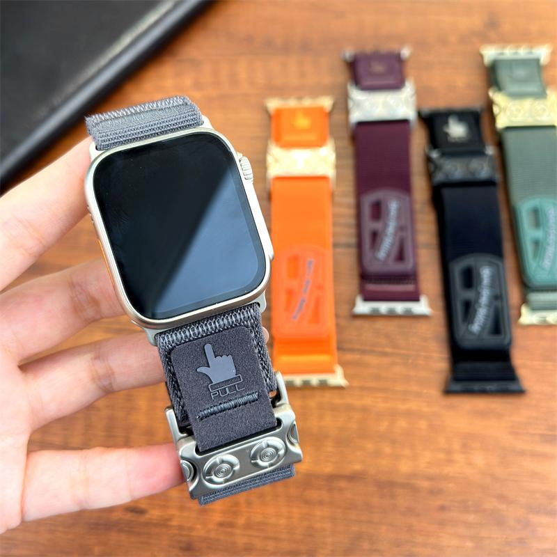 Quick-drying Nylon Magnetic Strap for Apple Iwatch Series 11 10 9 8 7 6 5 4 3 2 SE Ultra 38 40 41 42 44 45 46 49 Mm Sports Bands
