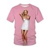 3D Printed T-Shirt Casual Short Sleeve T-Shirt Top