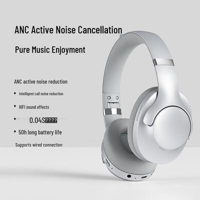 ANC Over-Ear Wireless Bluetooth Headphones with Ultra-Long Battery & Full Noise Cancellation