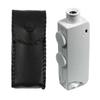 Compact 160x 200x Zoom Lighted Mini Microscope Jewelers Loupe Magnifying Glass High Power Magnifier For Specimen Jewelry Inspectio