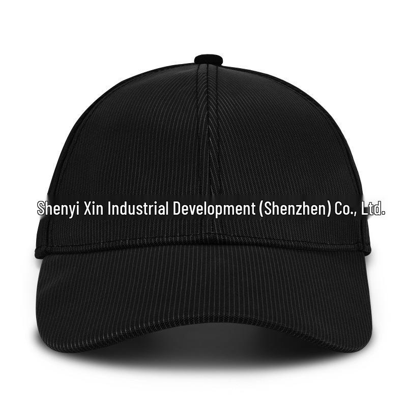 LED Fiber Optic Color-Changing Baseball Cap - Seven-Color Glowing Hat for Concerts and Clubbing чёрный