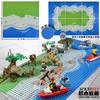Love Island Baseplate 16 * 16 Single-Sided Small Particles Diy Small Particles Building Block Toy J090A