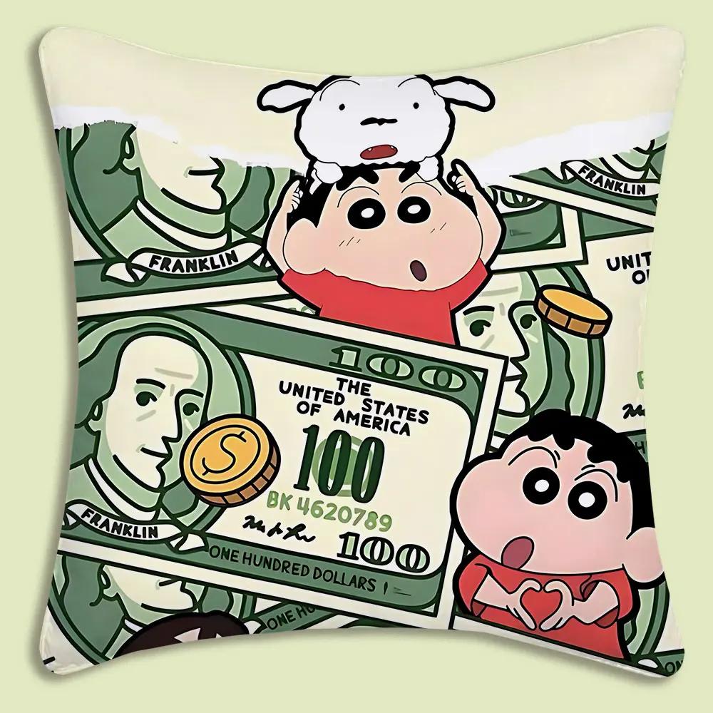Cartoon Throw Pillow Covers Living Room Decoration Printed Sofa Cushion Cover Polyester Soft Pillowcase