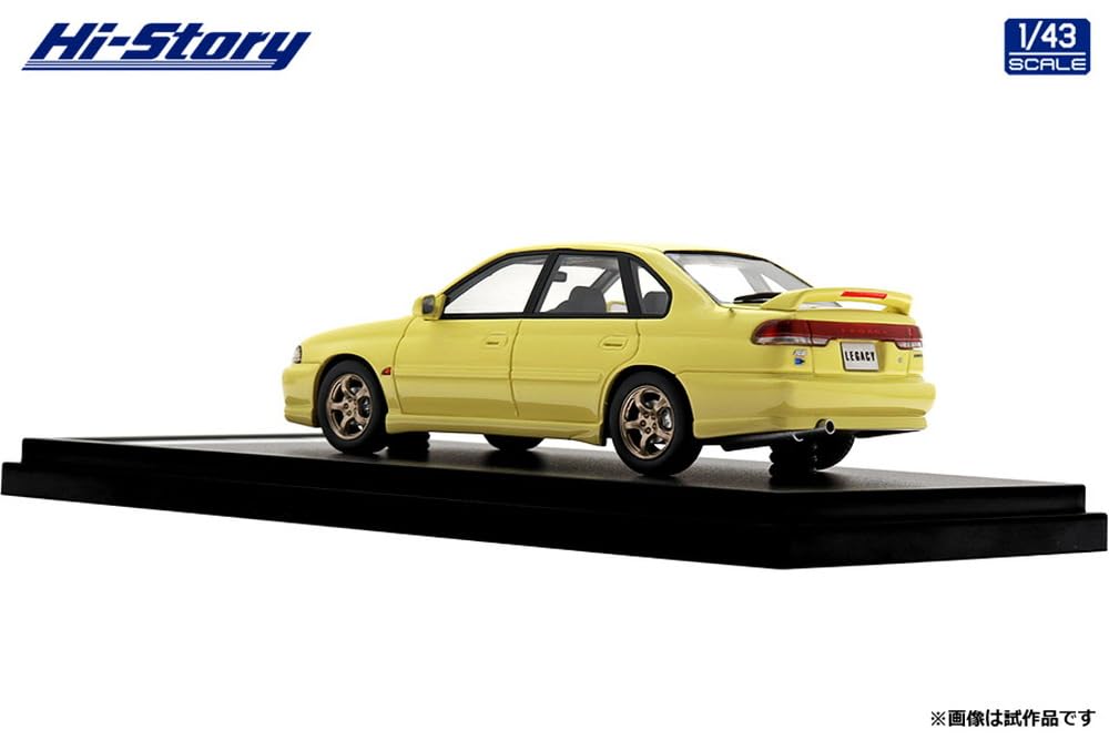 Interallied Hi Story 1/43 Subaru Legacy RS (1997) Cashmere Yellow Finished Model HS499YE