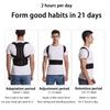 5 Size Posture Corrector Black Back Trainer Unisex Back Posture Brace  Home Use