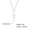 Dreamtimes Stainless Steel Men's Flame Pendant Necklace Punk Fashion Men's Charm Necklace Jewelry Gift Wholesale