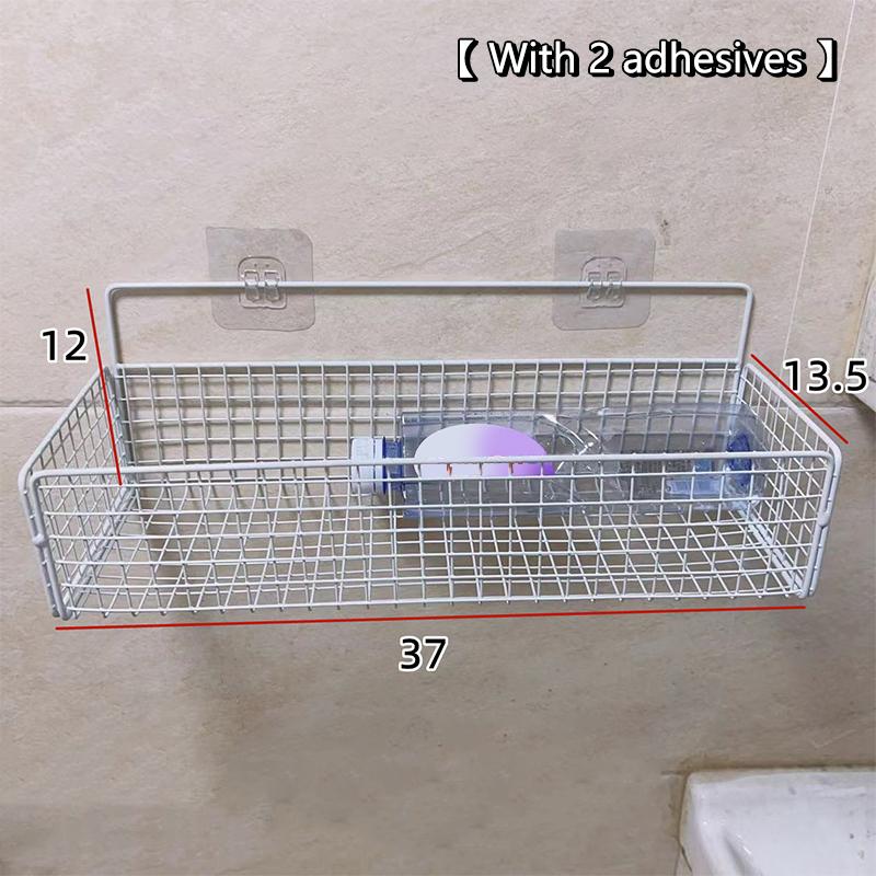 NEW Kitchen And Bathroom Storage Rack No Drilling Required Wall-Mounted Storage Rack