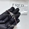 Fei Jia Horseshoe & Eight-Character Buckle Diamond Nylon Bracelet for Couples