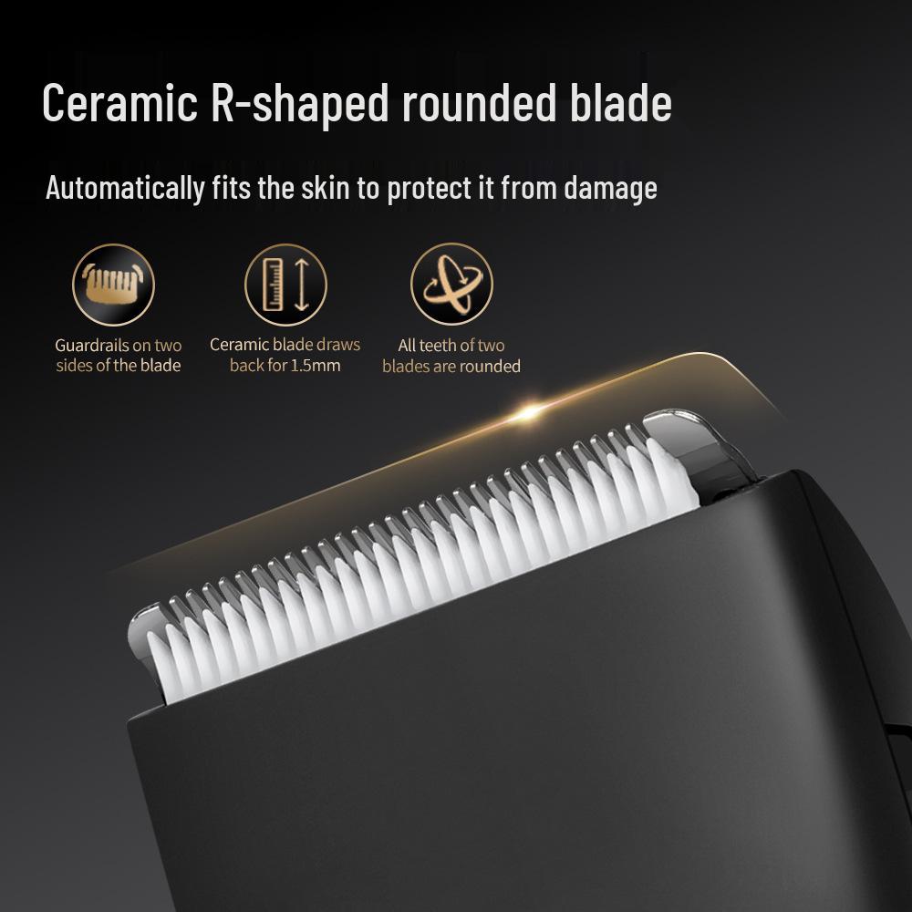 Waterproof Electric Body Hair Trimmer for Men - Armpit & Pubic Shaver