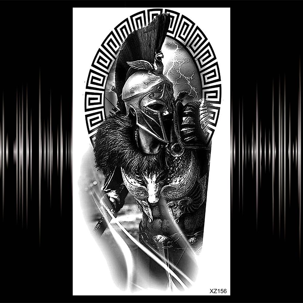 Kompass Brief Temporäre Tattoo Für Männer Frauen Erwachsene Realistische Gefälschte Wolf Schädel Tattoos Aufkleber Tiger Schwarz Wald Tatoos Unterarm