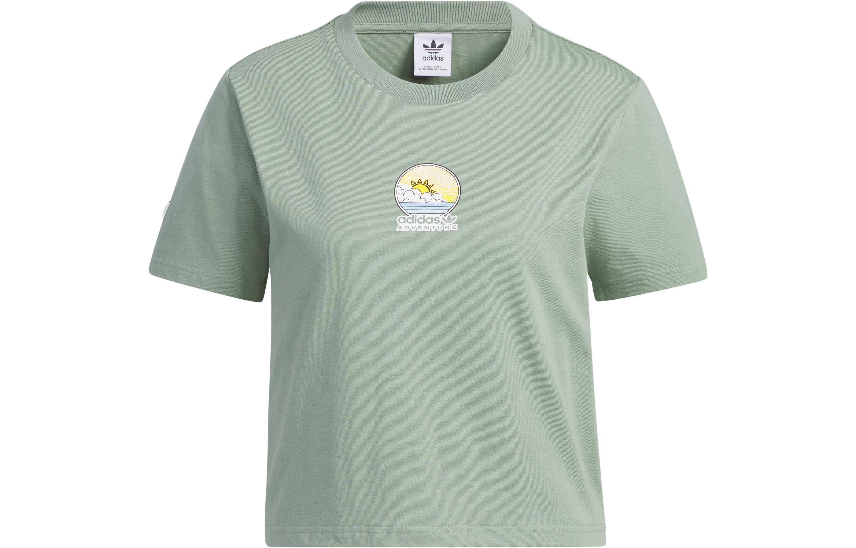 Adidas Originals Crop Tops Women s Dusty Green Moderate IK8612 XS
