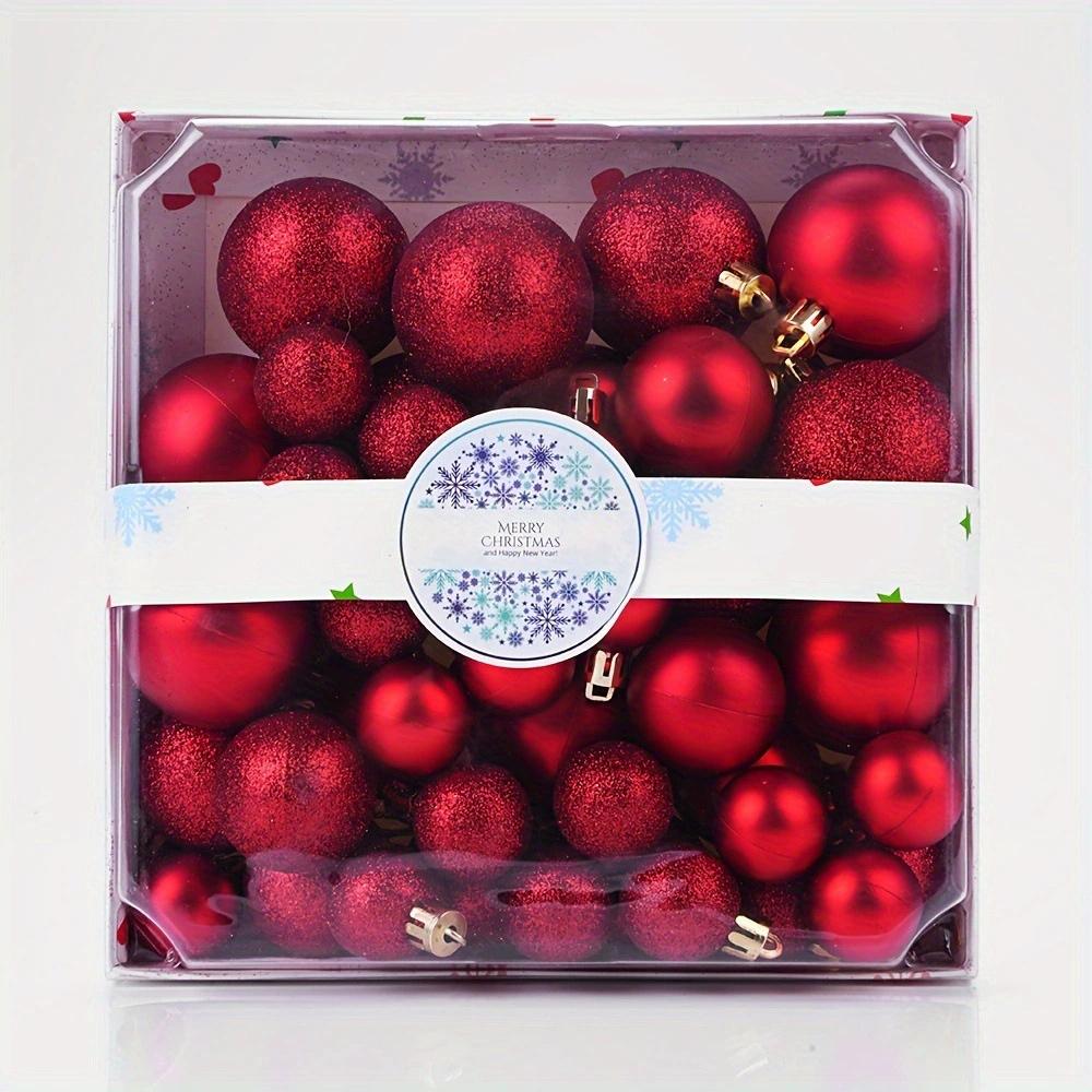 44pcs Set Christmas Balls Christmas Tree Ornaments Xmas Hanging Tree Pendants Home Party Christmas Tree Decor New Year Gifts