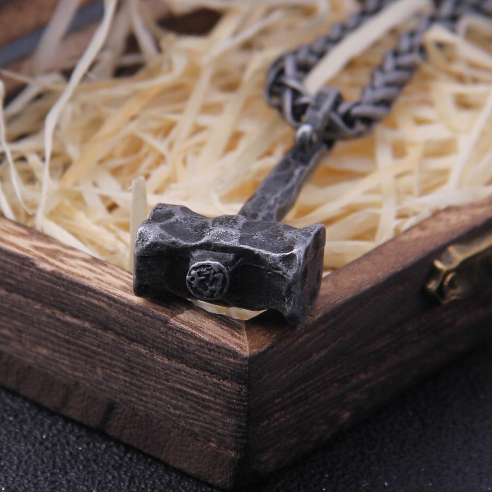 Nordic Thor's Hammer Necklace Vikings 459