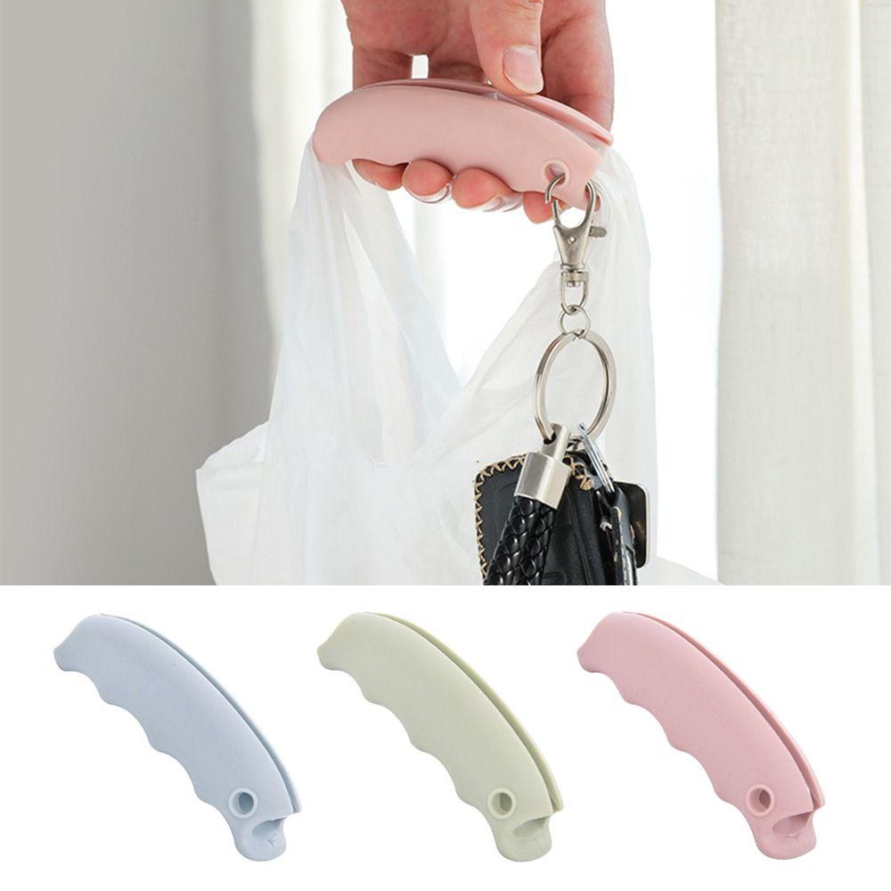 Practical Silicone Shopping Bag Lifter Labor-saving Protect Hands Bag Handle Carry Clip Grocery Bag Holder Students