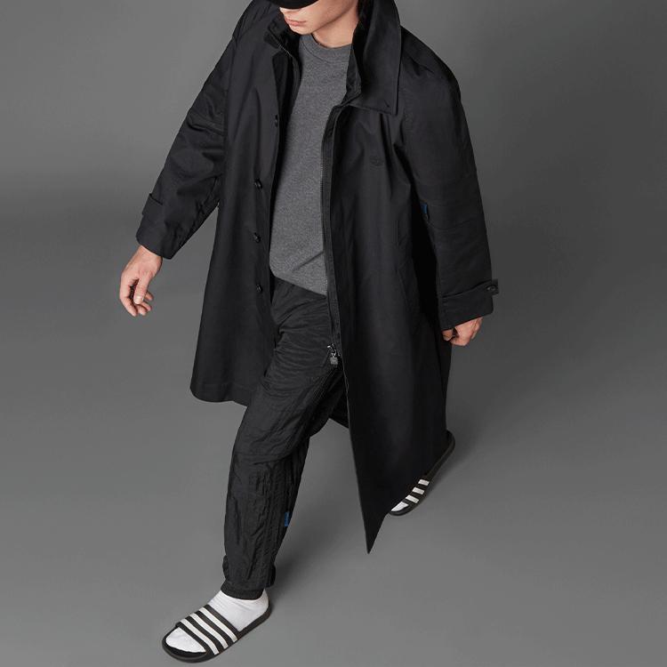 Adidas Solid Color Crew Neck Straight Cut Short Sleeve T-shirt Men Tops Dark-Grey HD4790