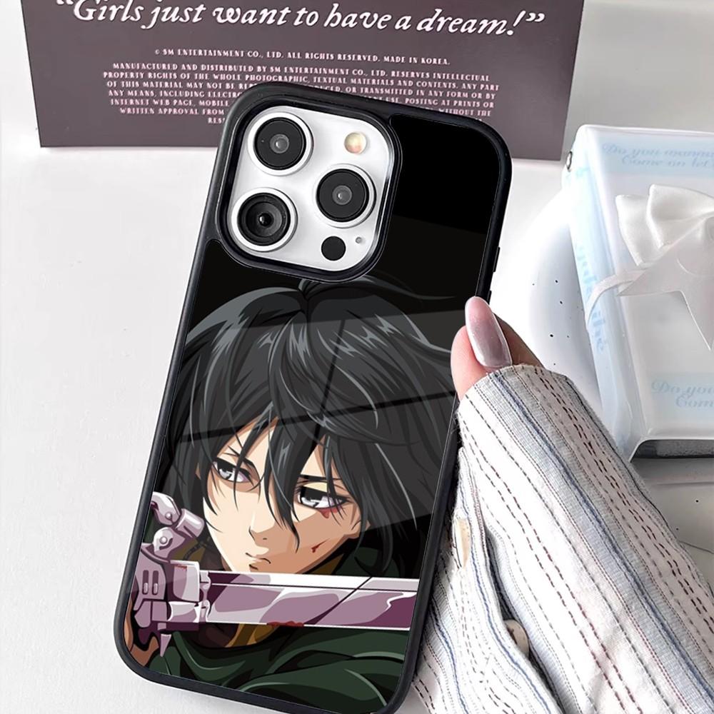 Mikasa Ackerman aot Phone Case For iPhone 16,15,14,13,12,11,Pro,Max,Plus,Mini New Magsafe Magnetic Wireless Charging
