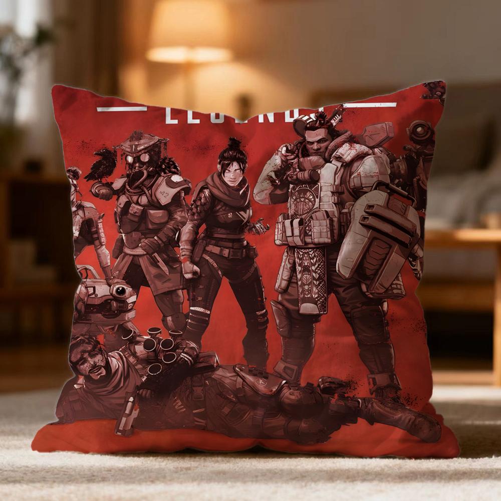 Popular AApex Legendses Cushion Cover Soft Washable Pillow Case Multi-Scene for Couch Bed Travel Office Use