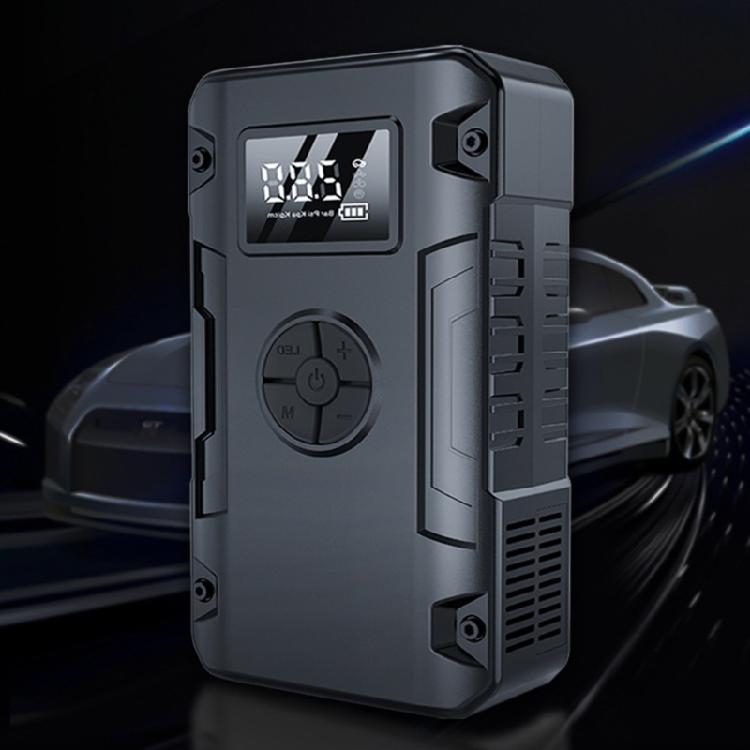 150PSI Portable Air Compressor Vehicle Motorcycle Tire Inflator Pump Digital Display Pressure Gauge Detect with LED Lamp
