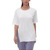 Saucony Solid Color Round Neck Short Sleeve T-Shirt Women tops Pearl-White SC1249015A-WT02