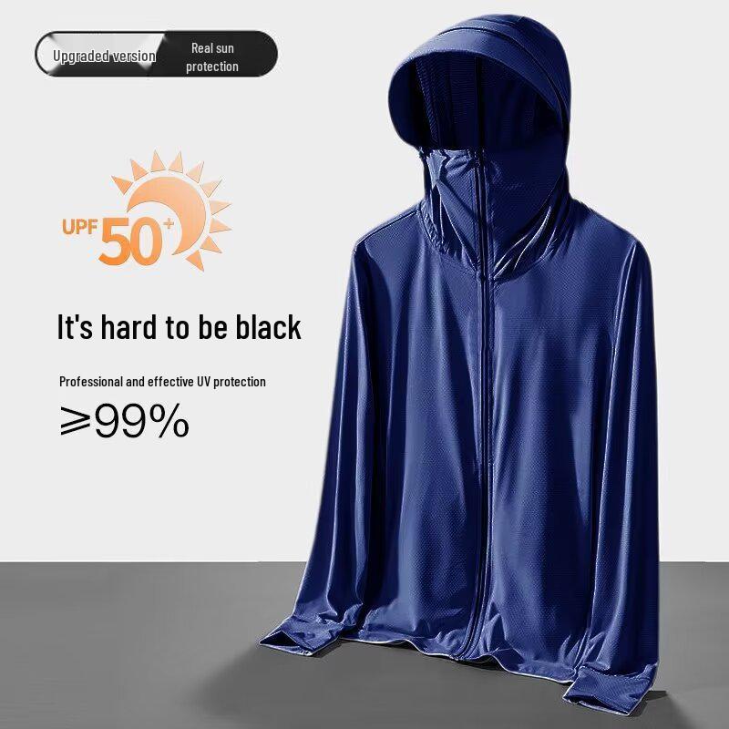 Unisex Ice Silk Cooling Sun Protection Lightweight Quick-Dry Sportswear for Outdoor Fishing