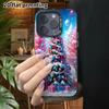 Phone Case: 2D Flat, Suitable for iPhone 18, 17, 16, 15, 14, 13 Pro In Color Silver Protective Case, Couple Style, Fairy Tale Forest, Christmas and Ha