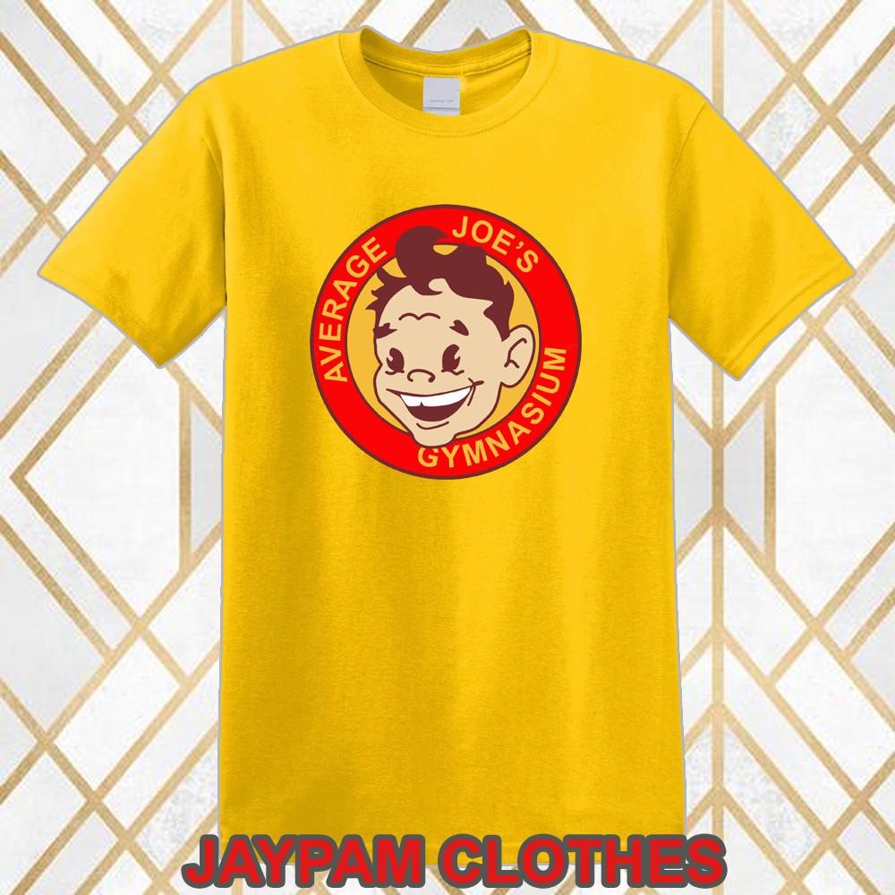 Average Joe s Gymnasium Famous Gym Men s Yellow Size S 5XL XXL