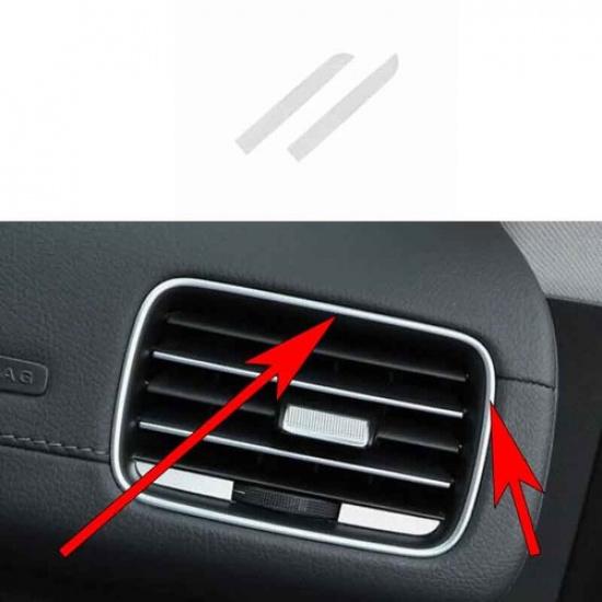 For Benz GLE GLS Silver Titanium - Car Console L&R Air Outlet Vent Cover