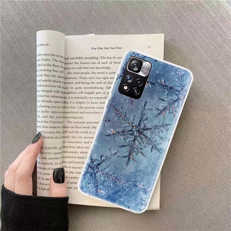 Landscape Winter Light Snow Luxury Phone Case For Xiaomi Poco X4 F4 GT X3 NFC X5 X6 X7 Pro 5G M5 M5S M3 F5 Mi F6 F3 F2 F1 Cover
