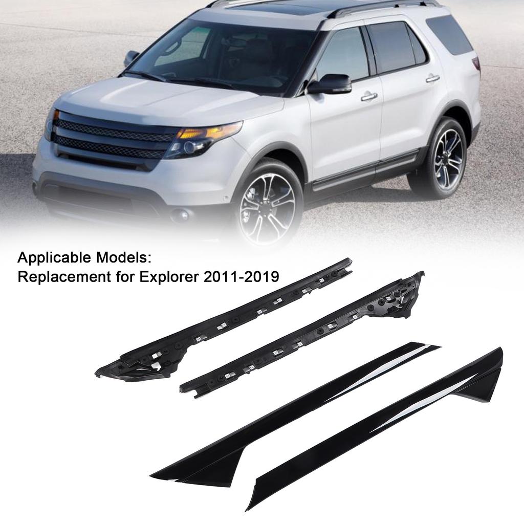 A Pillar Trim Kit Tough BB5Z 7803144  Aesthetic Long Durability Abrasion Resistance for  2011 To 2019