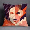Painted Characters Collection Home Decor Pillowcases Square   Office Furnishings