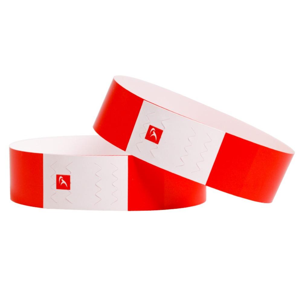 100 Piezas Pulseras de Papel Tyvek Impermeables Desechables para Fiestas Pulseras Multiusos para Natación Pulseras de Identificación