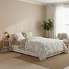 Beige Palm Tree Bedding Set 240 X 220 Cm