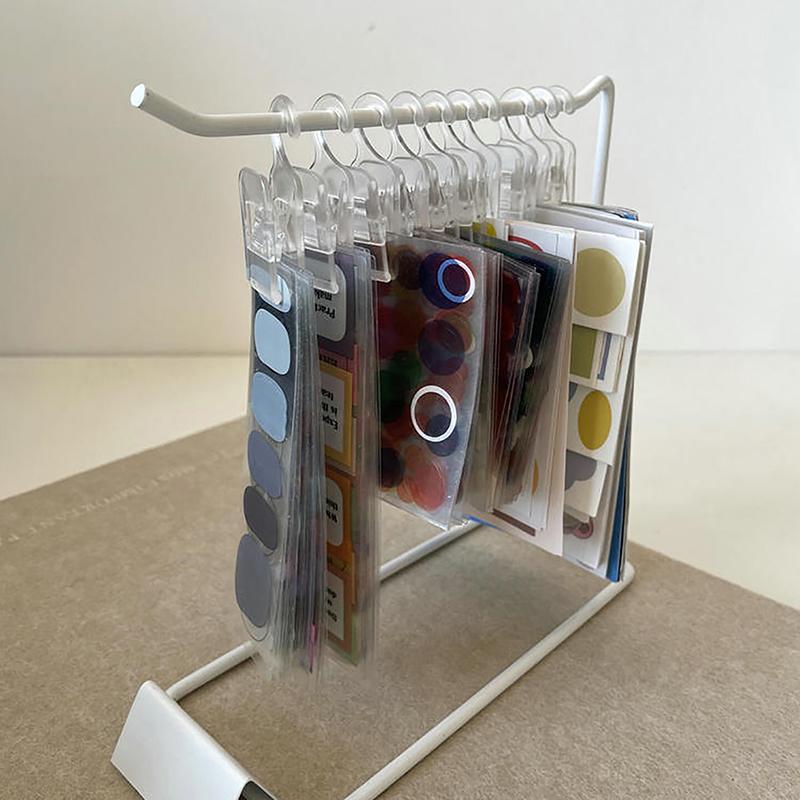 Kommode Metall Utstillingsholder Nøkkelringer Hengende Klemme Plast Pyntegjenstand Bordplate Smykkeholder