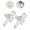 Toilet Seat Hinge Toilet Screws Toilet Nuts Toilet Bolt For Toilet Plastic White For Seat Hinge Bolt Screw Kit