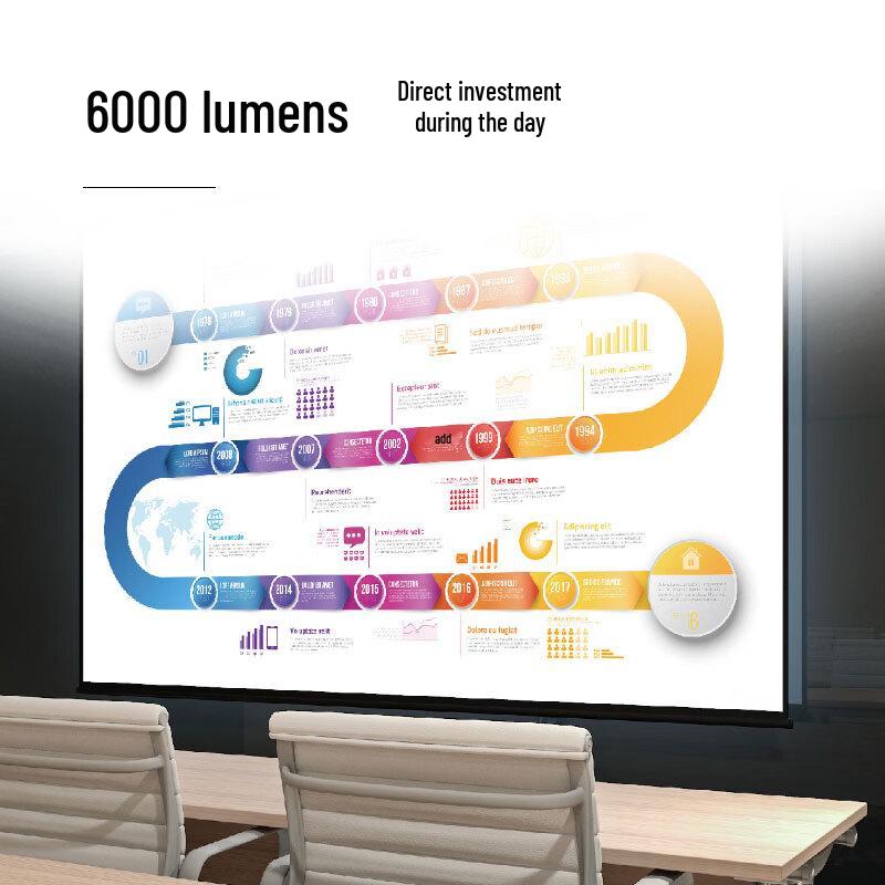 Optoma EL600UTST 6000-Lumen Ultra-Short Throw Laser Projector (CN Version)